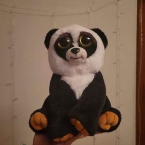 Feisty Pets Black Belt Bobby Plush Stuffed Panda That Turns Feisty with a Squeez